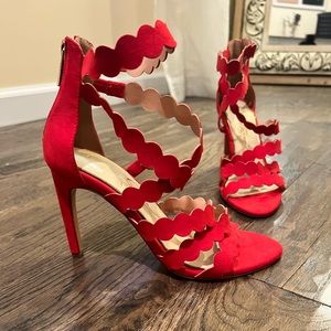 Jessica Simpson Red Strappy Heel.
